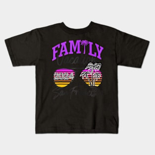 Family Vacay Squad Group Family Vacation San Francisco 2024 Kids T-Shirt